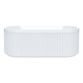 Eleanor Fluted Freestanding Acrylic Bath, 1700mm